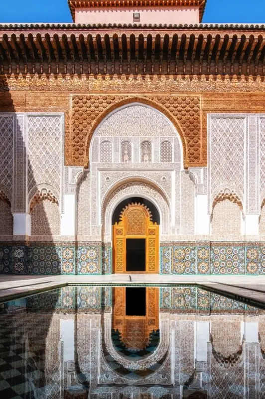 Vicoli stretti nella medina di Marrakech