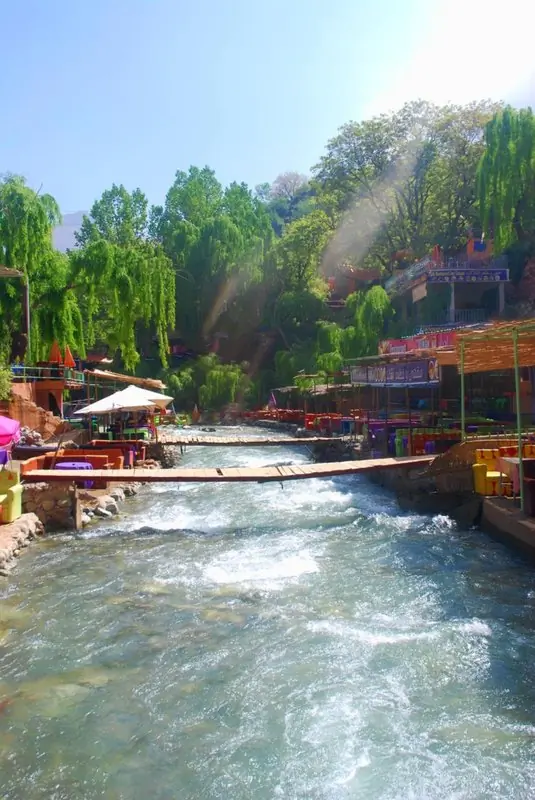 Villaggio berbero nella Valle dell'Ourika